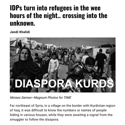 episode IDPs turn into refugees in the wee hours of the night.. artwork