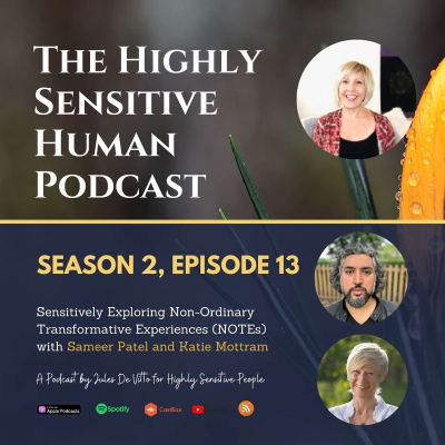 episode Sensitively Exploring Non-Ordinary Transformative Experiences (NOTEs) with Sameer Patel and Katie Mottram artwork