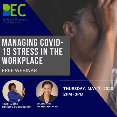 episode BEC Webinar May 7th 2020: Managing COVID-19 Stress in the Workplace artwork