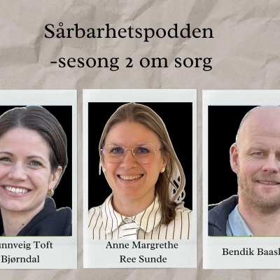 episode Sårbarhetspodden sesong 2 episode 6 - Gunnveig Toft Bjørndal og Bendik Baasland om å begrave barn artwork