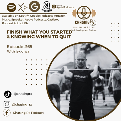 episode CRX EP 65: Finish What You Started & Knowing When to Quit artwork