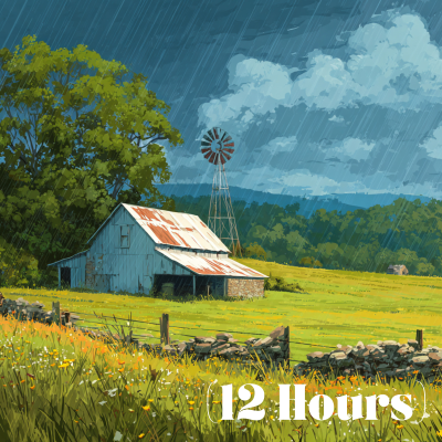episode Steady Rain Shower in the Tennessee Countryside | Sleep Sound (12 Hours) artwork