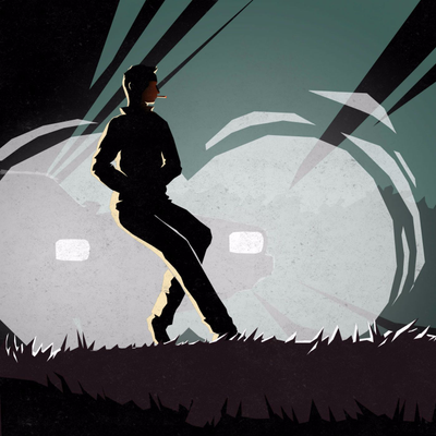 episode S3 Ep1 Rex, the beat, and the bashing artwork