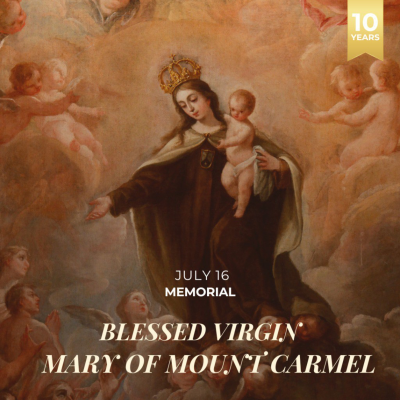 episode July 16th 2025 - XV Wednesday in Ordinary Time & Our Lady of Mount Carmel artwork