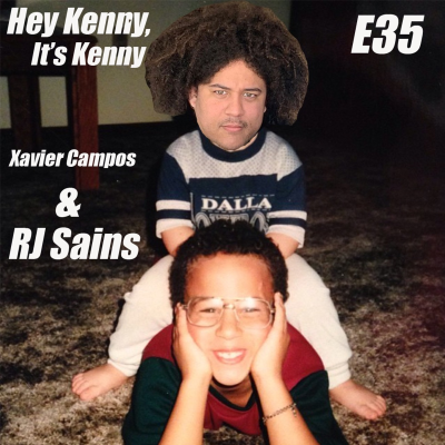 episode E35 HKIK, Xavier Campos & RJ Sains artwork