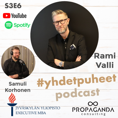 episode #yhdetpuheet podcast jakso 19 - Rami Valli artwork