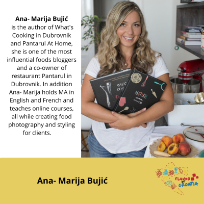 episode Ana- Marija Bujić - cookbook author, blogger and co-owner of restaurant Pantarul in Dubrovnik artwork