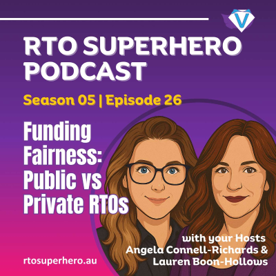 episode Funding Fairness: Public vs Private RTOs with Lauren Hollows artwork