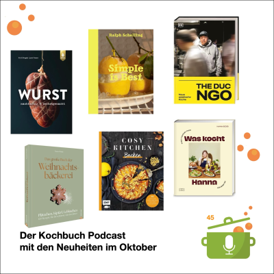 episode Folge 45: Die Kochbuch Highlights im Oktober artwork