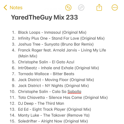 episode YaredTheGuy Mix 233 artwork