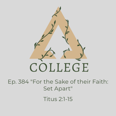 episode Ep. 384 "For the Sake of their Faith: Set Apart" - Titus 2:1-15 artwork