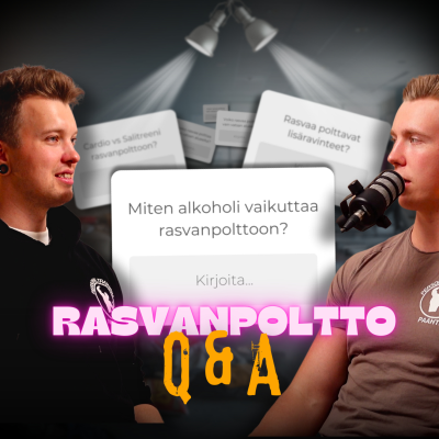 episode #68: Rasvanpoltto Q&A 🔥Miksi rasva ei pala, vaikka syön vähemmän? Voiko rasvaa polttaa vatsasta? Useammin pieniä aterioita vai harvemmin isoja? Voiko polttaa rasvaa ilman, että laskee kaloreita? artwork