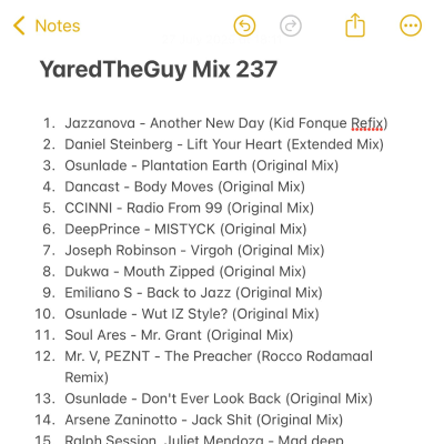 episode YaredTheGuy Mix 237 artwork
