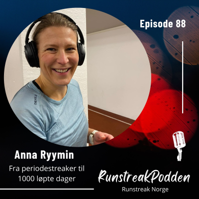 episode #88 Anna Ryymin - Fra periodestreaker til 1000 løpte dager artwork