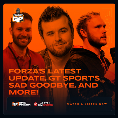 episode Forza's Latest update, GT Sport's sad Goodbye, and More! w/George Morgan, Randomcallsign, and Tom artwork