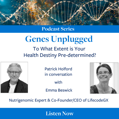 episode Genes Unplugged: To what extent is your health destiny pre-determined? artwork