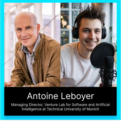 episode Digitalconomics #23: TU Munichs role in innovation with Antoine Leboyer from TUM Venture Labs artwork