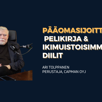 episode Ari Tolppanen Pääomasijoittamisen pelikirja & ikimuistoisimmat diilit artwork