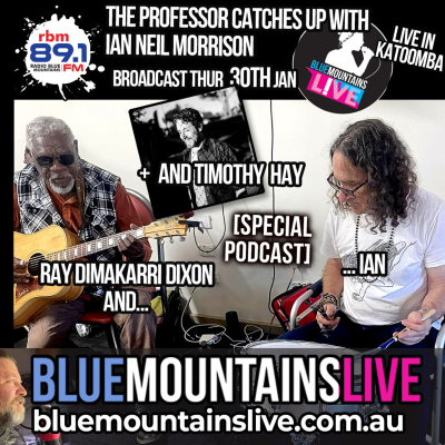 episode Blue Mountains Live | The Professor talks to Ian Neil Morrison and artwork