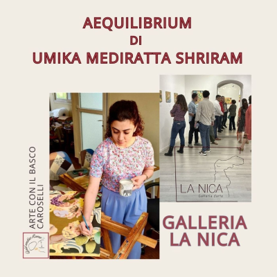 episode Umika Mediratta Shriram alla Galleria La Nica: un ponte tra Oriente ed Occidente artwork