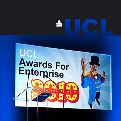 episode UCL Awards for Enterprise 2010 - UCL Provost's Spirit of Enterprise Award - Wood artwork