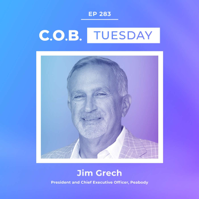 episode "It’s Safer To Work In A U.S. Coal Mine Than To Work In A Shopping Mall Or Supermarket" Featuring Jim Grech, Peabody artwork