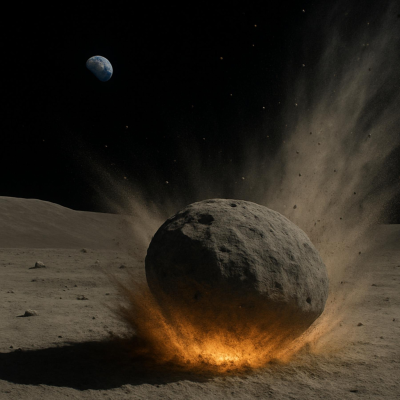 episode Trifft der Asteroid YR4 den Mond - Und damit die Erde? | Wann ist ein Mensch "cool"? | 2024 YR4 artwork