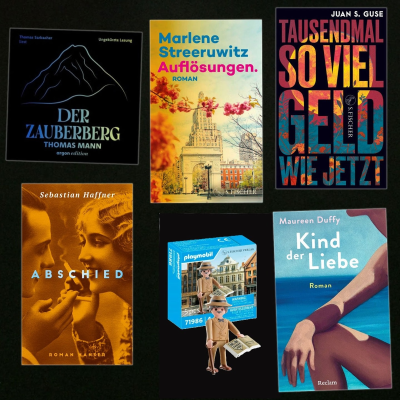 episode Spielen mit Thomas Männchen und neue Bücher von Juan S. Guse, Sebastian Haffner, Maureen Duffy und Marlene Streeruwitz artwork