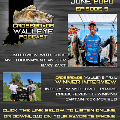 episode Crossroads Walleye Podcast - Episode #5 - Gary Zart artwork