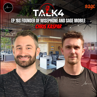 episode Why the Attention Economy Is the New Cigarette Industry | Chris Kaspar | Sage Mobile | TALK4 EP 168 artwork