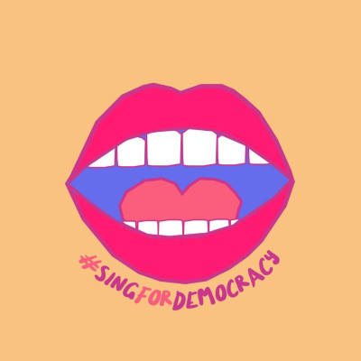 episode #SingForDemocracy geht viral: Eine Kampagne von Fortuna Ehrenfeld, humanvoll und dem Good News Magazin artwork