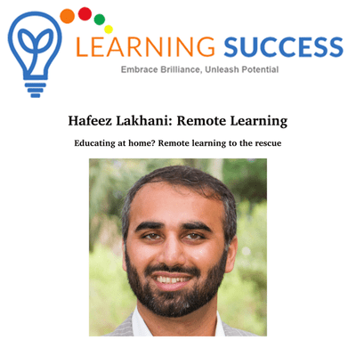 episode Educating at Home? Remote Learning to the Rescue! Interview with Hafeez Lakhani artwork