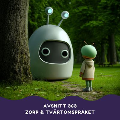 episode Utomjordingen Zorp och tvärtomspråket artwork