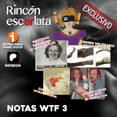 episode NOTAS WTF 3 - Caso frío resuelto, Cueva invadida por Cheetos... y más artwork