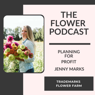 episode Planning for Profit with Jenny Marks, Trademarks Flower Farm artwork