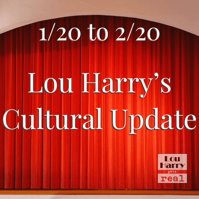 episode Lou Harry's Cultural Update Jan. - Feb. 2020 artwork