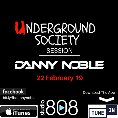 episode Underground Society Session (LIVE) UGS004 Danny Noble artwork