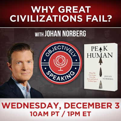 episode Why Great Civilizations Fail? with Johan Norberg artwork