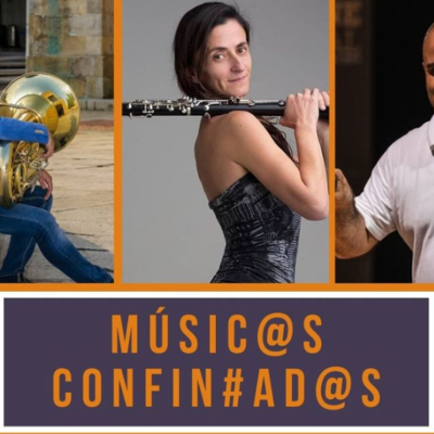 episode Músicos confinados, con Chus Vega, Animasana y DavidTuba artwork