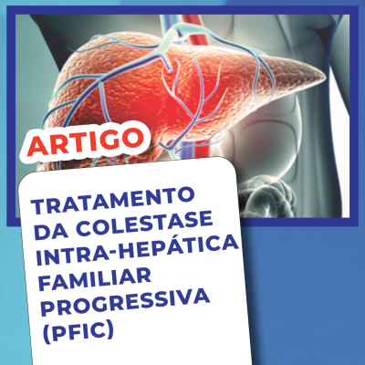 episode EP129 - Tratamento da Colestase intra-hepática familiar progressiva (PFIC)- Artigo artwork