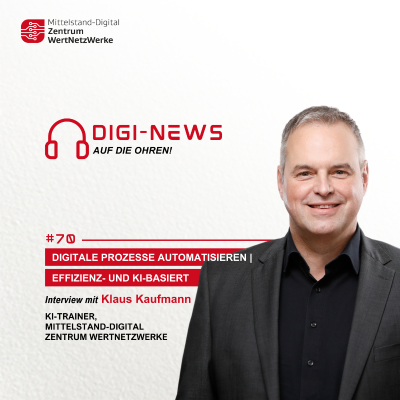 episode Folge 70 - Digitale Prozesse automatisieren | Effizienz- und KI-basiert artwork