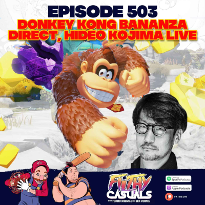 episode Episode 503: Donkey Kong Bananza Direct, Hideo Kojima Live artwork