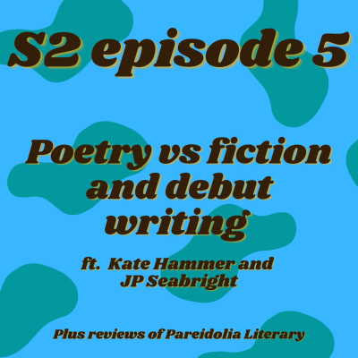 episode Poetry vs fiction and debut writing artwork