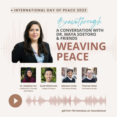episode BONUS Content! The Peace Studio on Weaving Peace with Dr. Maya Soetoro-Ng artwork