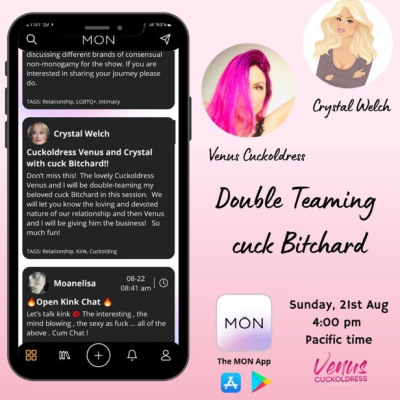 episode Cuckoldress' Venus and Crystal Double Team Cuck Bitchard! artwork