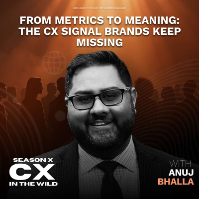 episode From Metrics to Meaning: The CX Signal Brands Keep Missing artwork