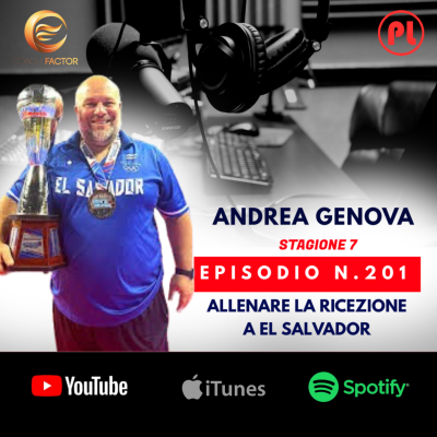 episode Episodio 201: Andrea Genova - Allenare la ricezione a El Salvador artwork