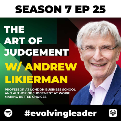 episode ‘The Art of Judgement’ with Sir Andrew Likierman artwork