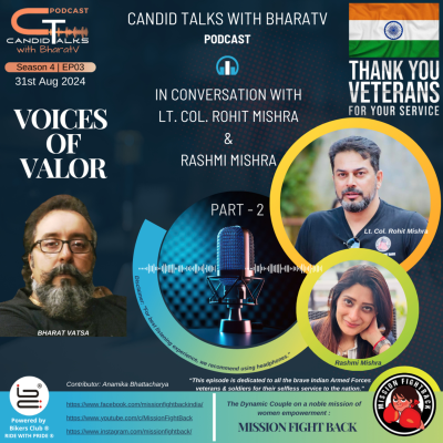 episode CTBV#S4-E03: In conversation with the Dynamic Couple Lt. Col. Rohit Mishra & Rashmi Mishra - Part2. artwork