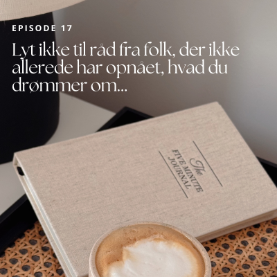 episode 17. Lyt ikke til råd fra folk, der ikke allerede har opnået, hvad du drømmer om artwork